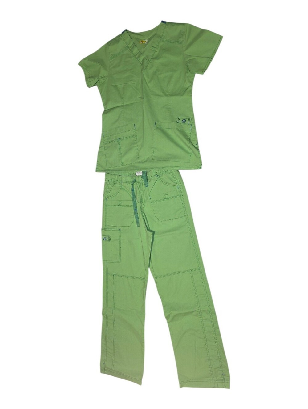 WonderWink WonderFlex Scrub Set Green Size Small